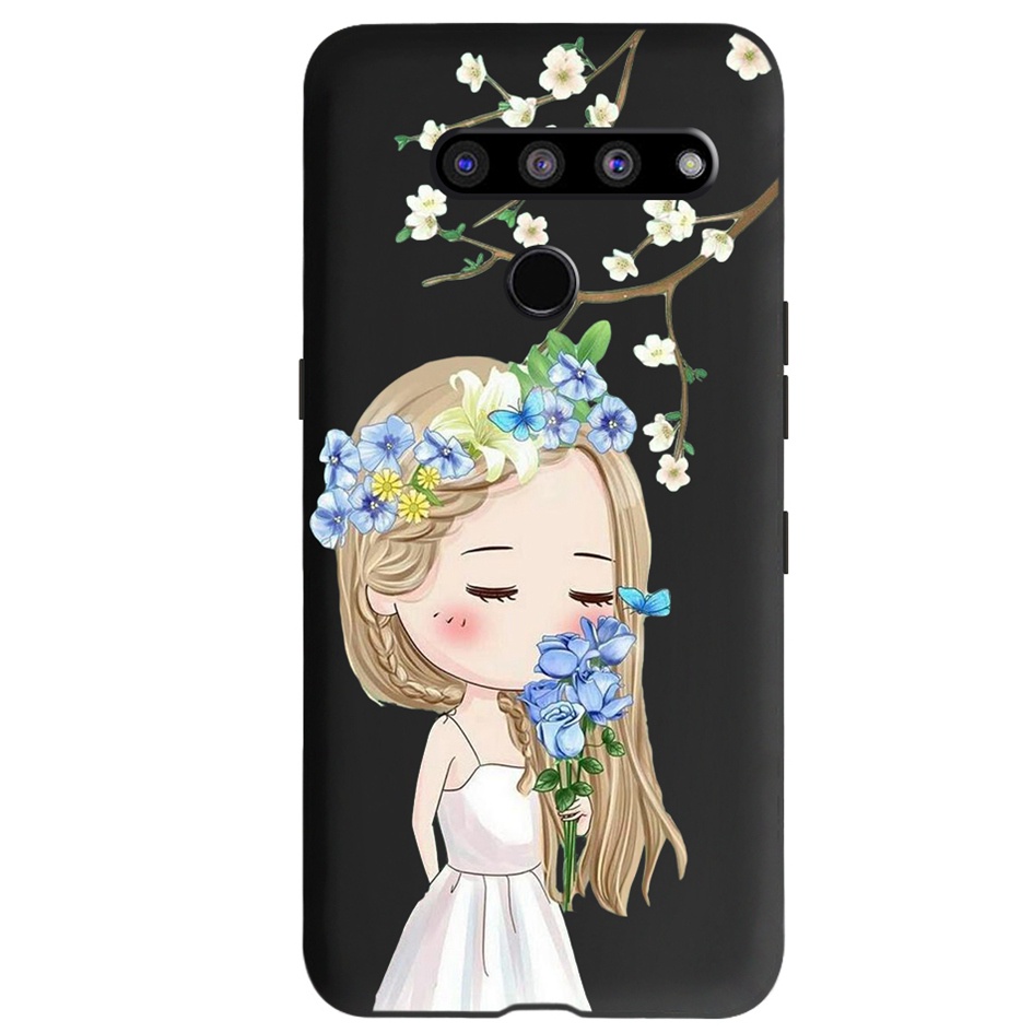 Ốp Điện Thoại Mềm In Hình Hoa Bướm Thời Trang Cho LG V40 V50 V50S Thinq LGV40 Thinq V405UA LGV50 V 50S