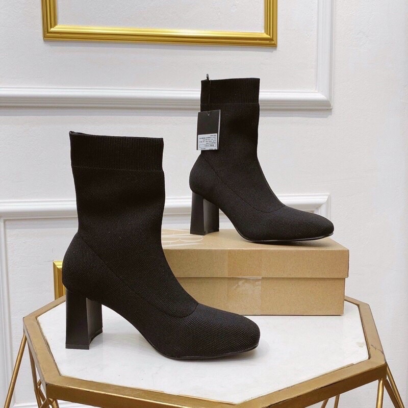 Bốt chun nữ dáng lửng ZR xuất full box MS-3633