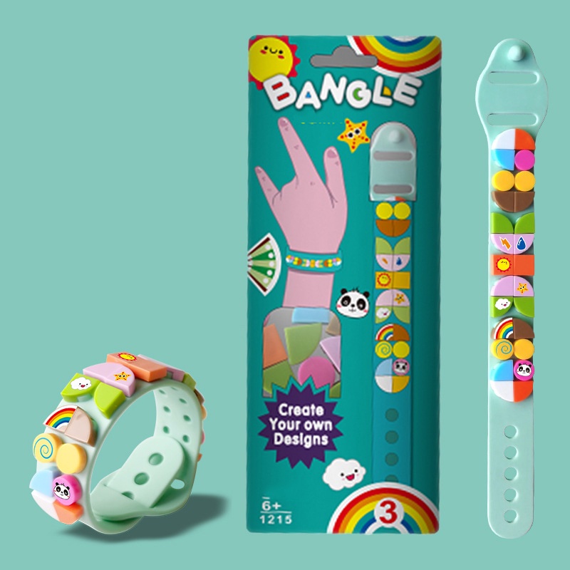 Vòng Đeo Tay Silicon Hoạt Hình Diy Dành Cho Bé