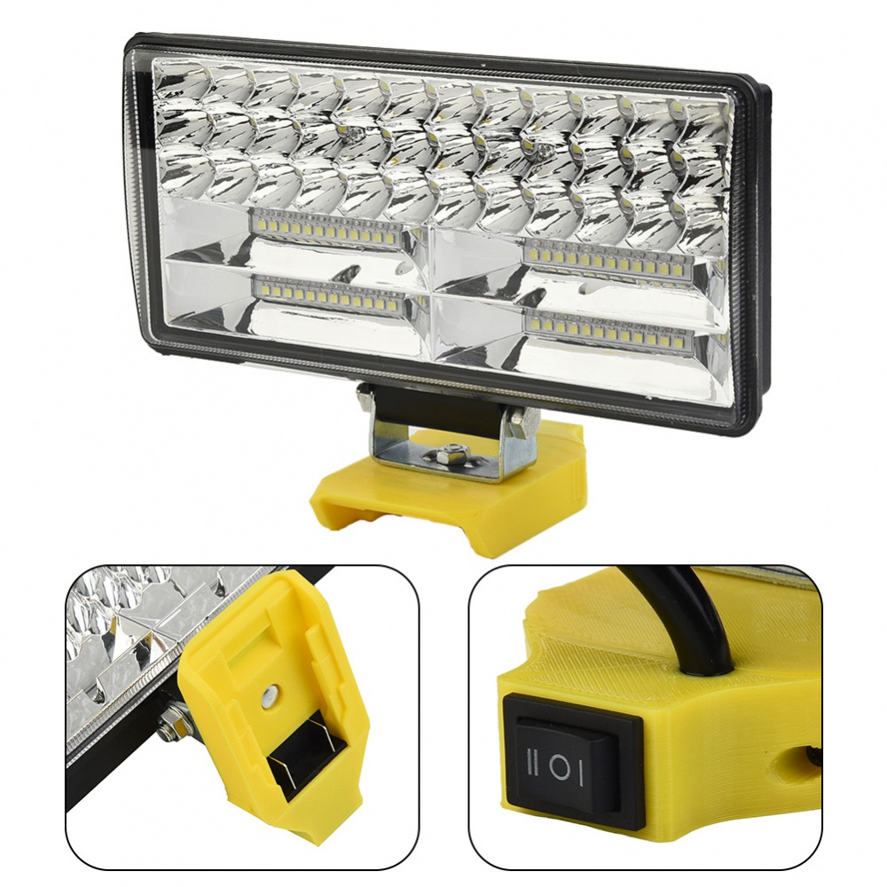 Đèn LED Làm Việc 6200K 22 Bóng 28W 5V 2.1A Cho DeWalt 20V Max