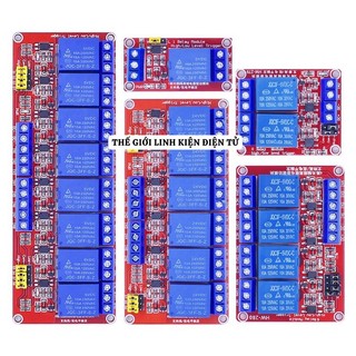 Module relay 6 kênh 8 kênh 5v 12v 10a