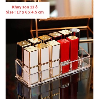 Khay đựng son 12 ô