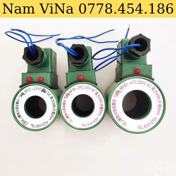 [Xuất vat] Cuộn hút van điện, cuộn coil MFZ1-2.5YC,3YC, 4YC, 5.5YC ,7YC, MFB1-2.5YC,3YC, 4YC, 5.5YC 