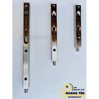 Chốt âm cửa cổng inox dài 15, 20, 25, 30cm, Chốt âm inox lắp cửa gỗ, sắt, nhôm