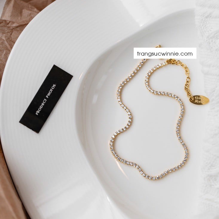 Lắc chân nữ titan Diamond line