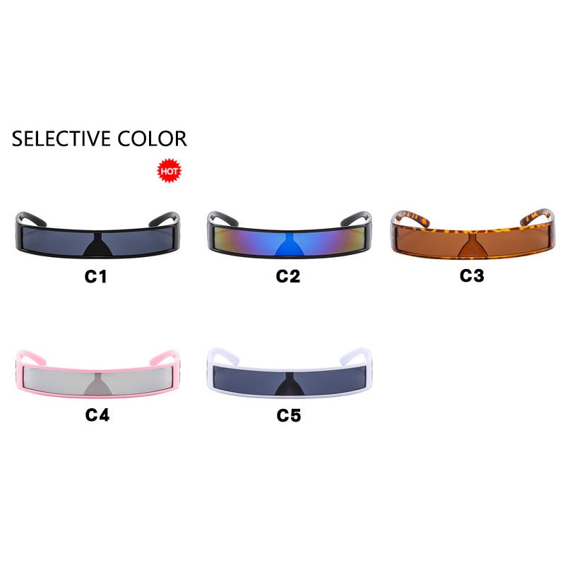 COD  Kính Râm Liền Thân Gọng Hẹp Hình Ngôi Sao Năm Cánh Phong Cách Mới 2022 Bungee Y2K Millennium Spice Girl Future