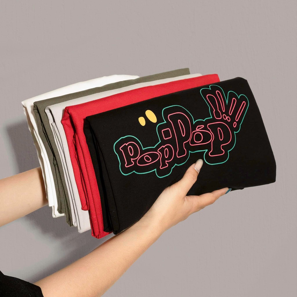 Áo Thun POPPOP BFF ALPHABET TEE " NEW ITEMS