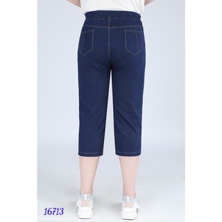 Quần Jean lửng BIGSIZE trơn 16713