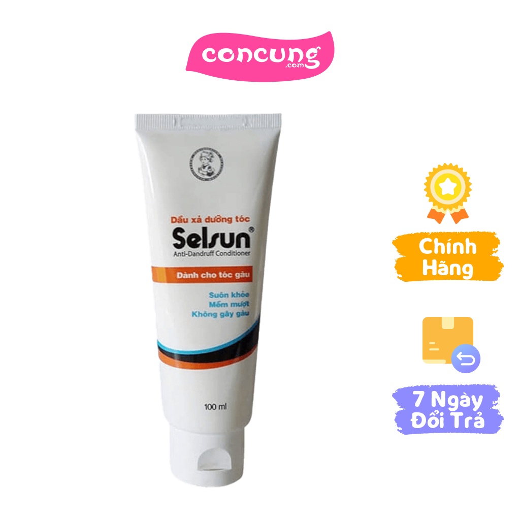 Dầu xả dưỡng tóc và giảm gàu Selsun 100ml