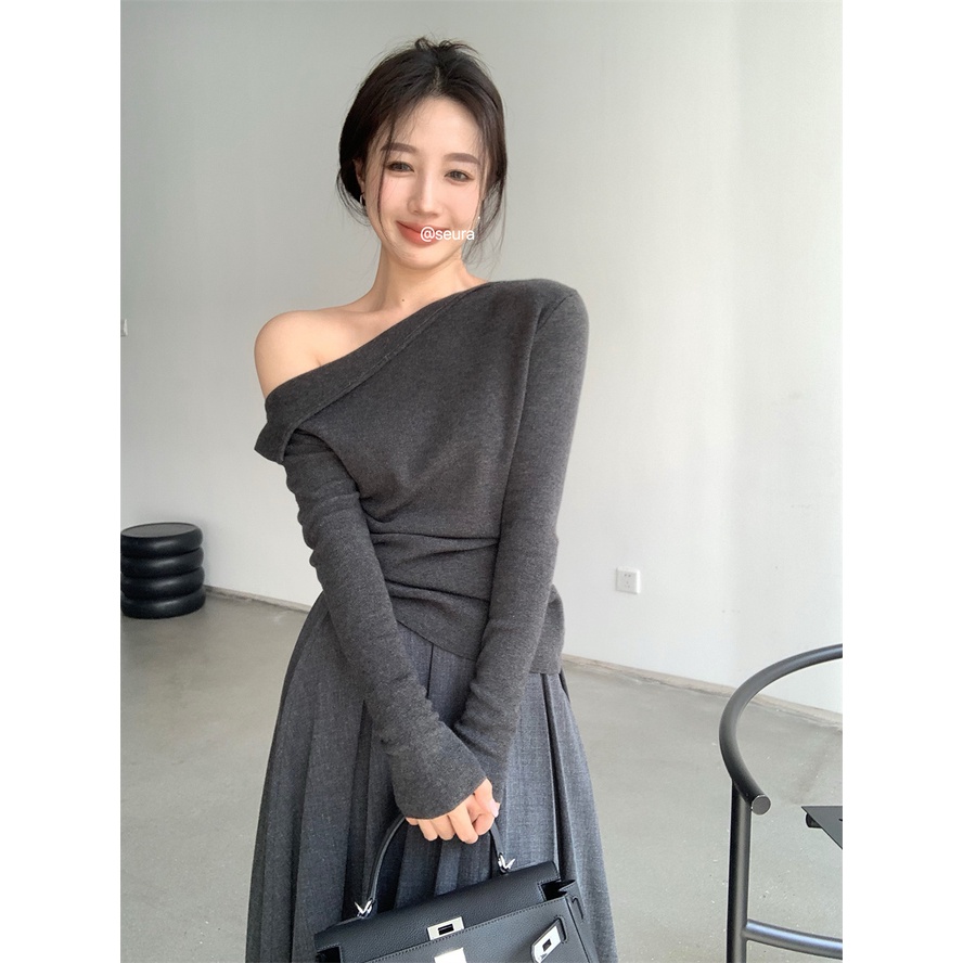 Áo KhoáC Trễ Vai DáNg Ôm ThiếT Kế MớI ThờI Trang Cho Nữ