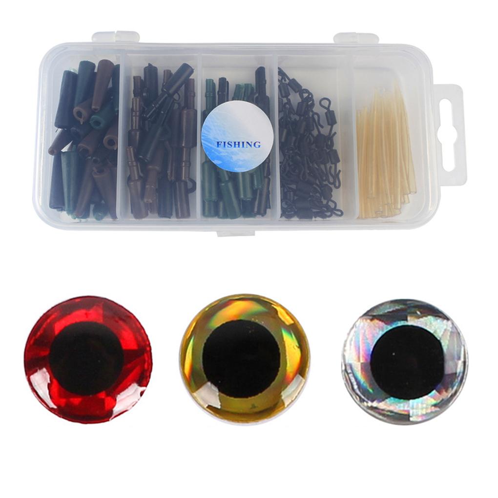 Set 100 Mắt Cá Giả 3D Gắn Mồi Câu 4mm