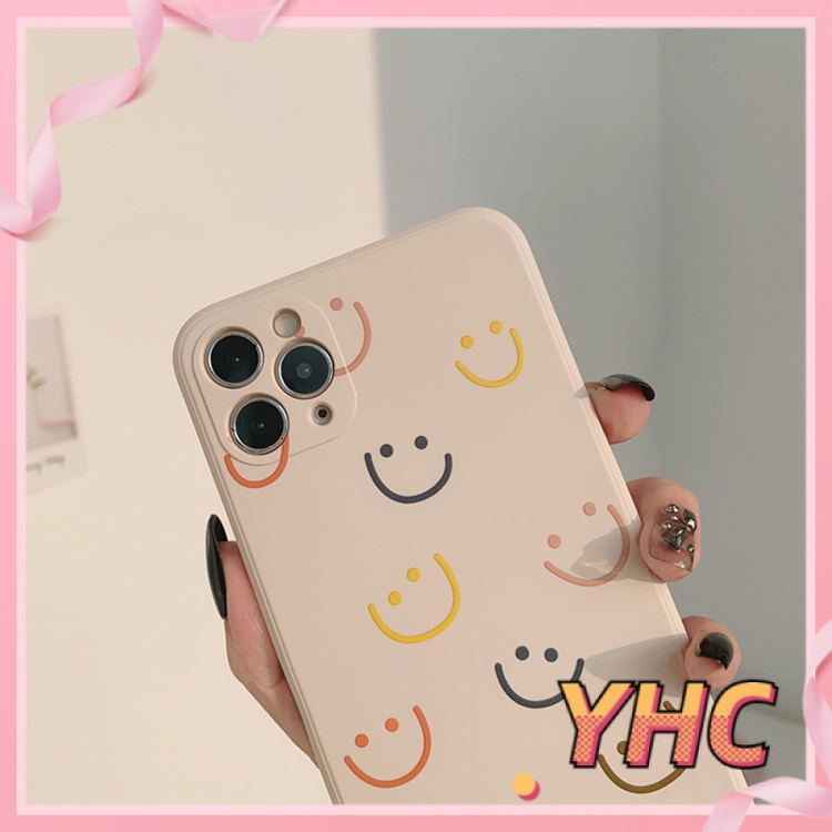 ốp iphone Họa Tiết Mặt Cười Đơn Giản Thời Trang tương thích iPhone 6s 6splus 7 7plus 8 8plus X XS XSMAX 11 12 Pro Max Plus Promax-893