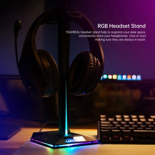 Giá đỡ tai nghe chơi game có đèn LED RGB đẹp mắt