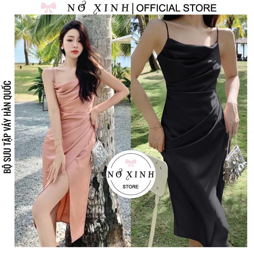 Đầm Body Dự Tiệc Xẻ Đùi Sexy Cao Cấp Có Size S-M-L-XL-XXL
