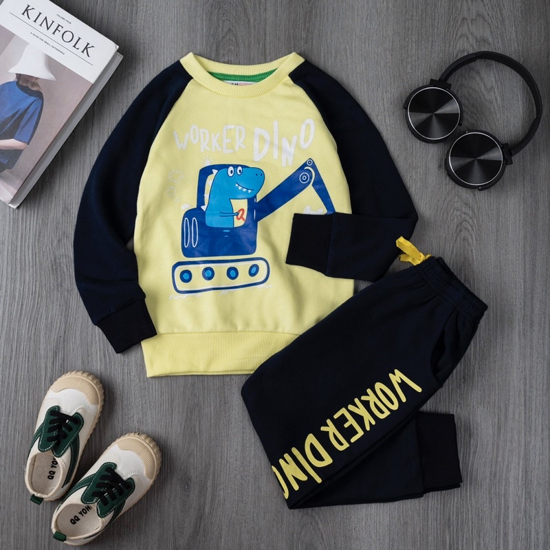 Bộ da cá HM dư size nhí 2-7