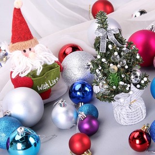 NOEL - TẾT : 3-6 TRÁI CHÂU 6CM, 8CM TRANG TRÍ GIÁNG SINH