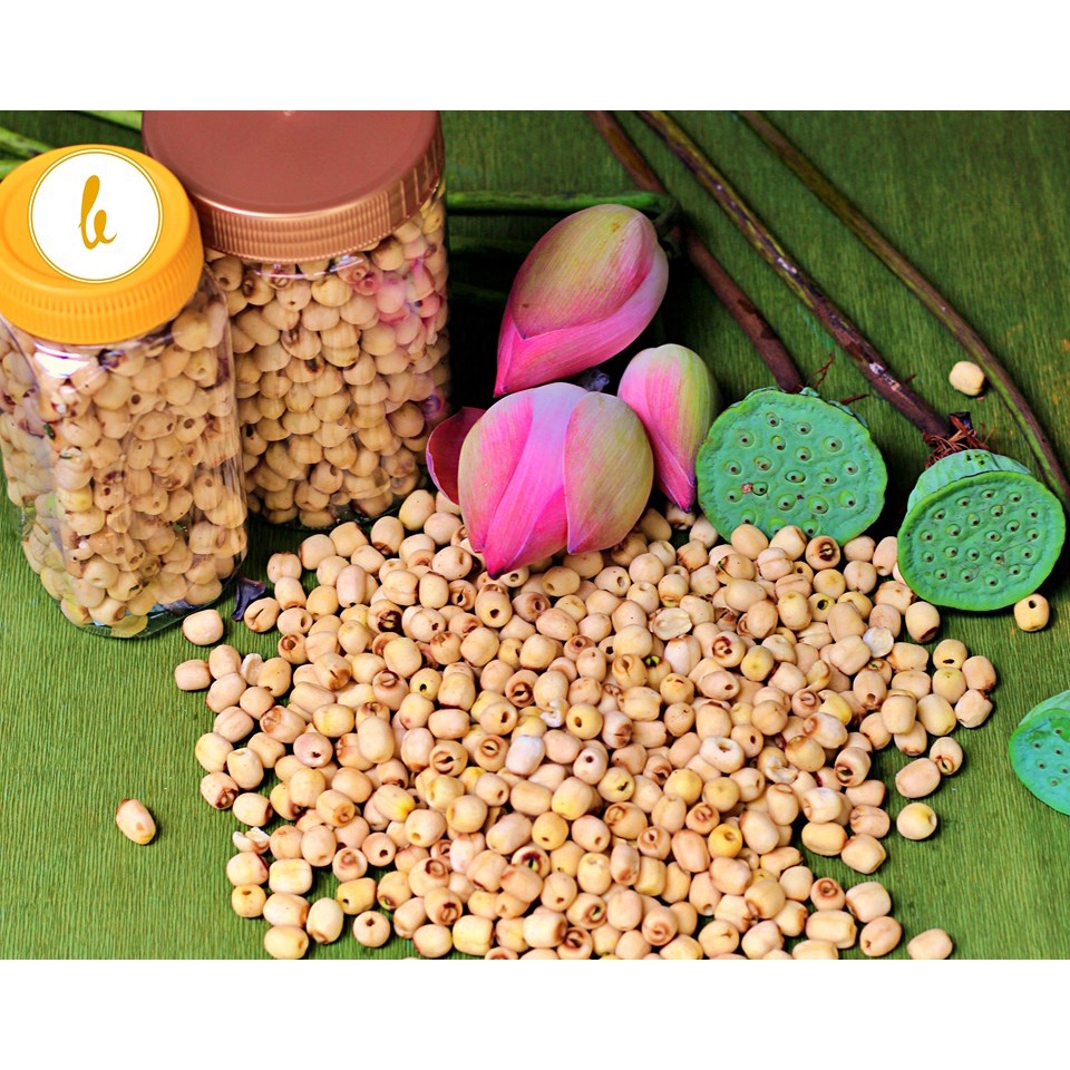Hạt sen sấy giòn ăn liền thương hiệu Nhà Lê