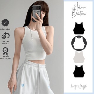 Áo Croptop Ba Lỗ, Áo croptop ôm sát | Áp Croptop kiểu dáng ôm body | Áo Croptop dáng ôm trơn CT02