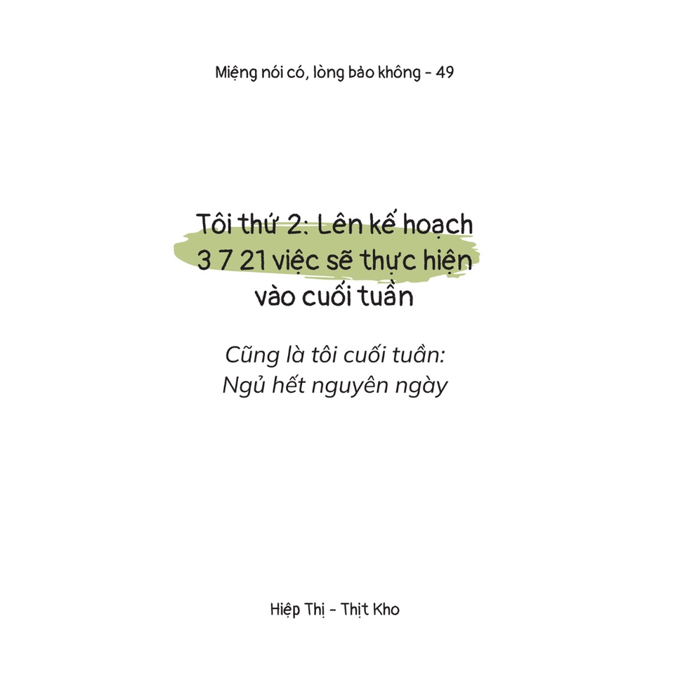 Sách - Miệng Nói Có, Lòng Bảo Không - TIME
