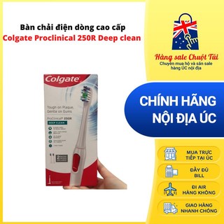 Bàn chải điện dòng cao cấp Colgate Proclinical 250R Deep clean - siêu sạch [HÀNG ÚC ĐỦ BILL]