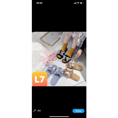 Dép lông Ấm Áp, Êm Ái Dành Cho Nữ, Hàng Quảng châu SHOPSIEURE88