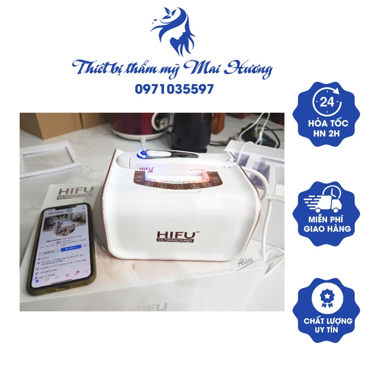 Máy Nâng Cơ Mặt Mini Hifu Ultrasound Giúp Trẻ Hóa Da