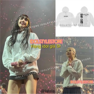 Áo nỉ mũ hoodie như Lisa Rosé Jennie Jisoo Bornpink Blackpink