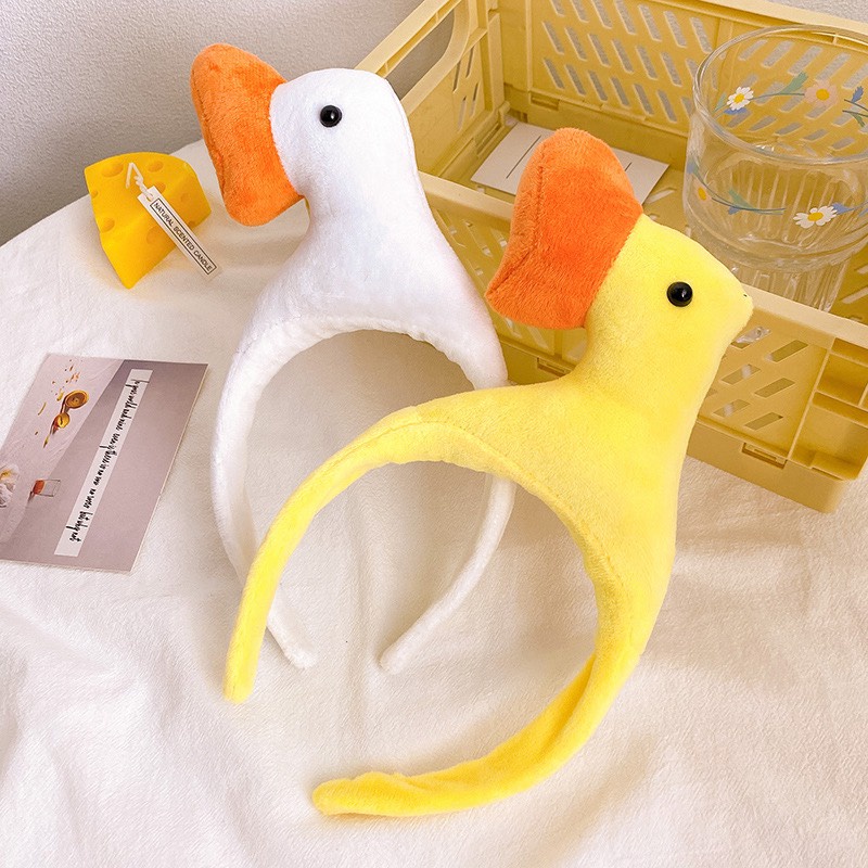 CC78 Cài tóc vịt băng đô phụ kiện tóc nữ VỊT con thiên nga ngỗng lớn dễ thương
