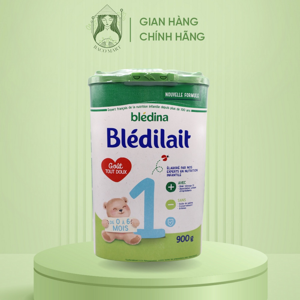Sữa Bột Bledilait Bledina Pháp Đủ Số 1 2 3 bổ sung sắt giúp bé tăng trí thông minh Baco Mart