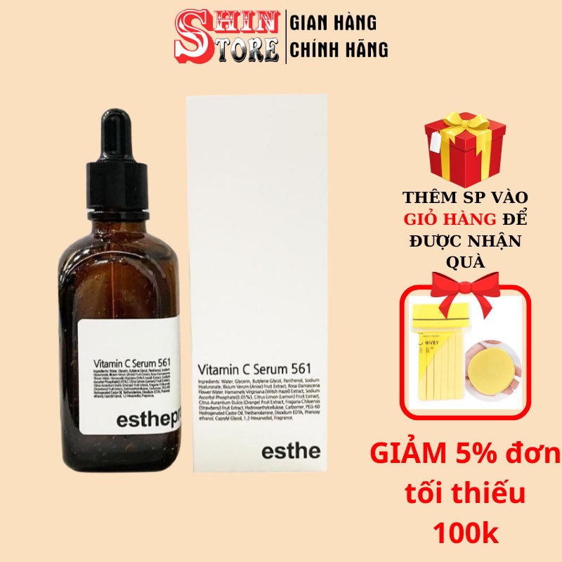 Tinh Chất Vitamin C 561 Serum Esthepro mới 100ml – Trắng da chống lão hóa