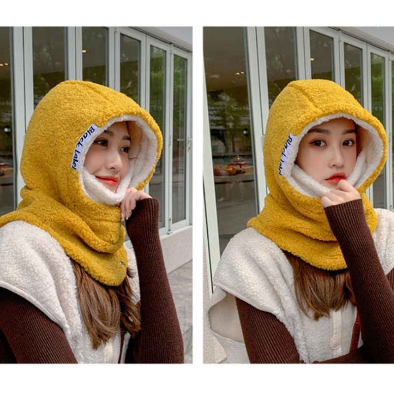 Mũ Len Che Tai Giữ Ấm Phong Cách Thể Thao Thời Trang Cho Nữ