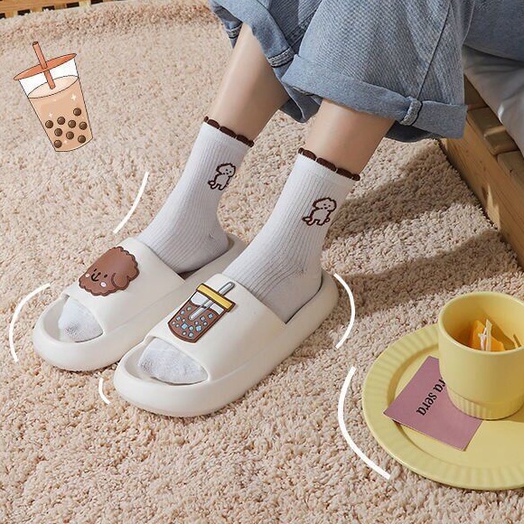 CHZK Dép Đi Trong Nhà Đế Dày Dễ Thương Thời Trang Bán Chạy