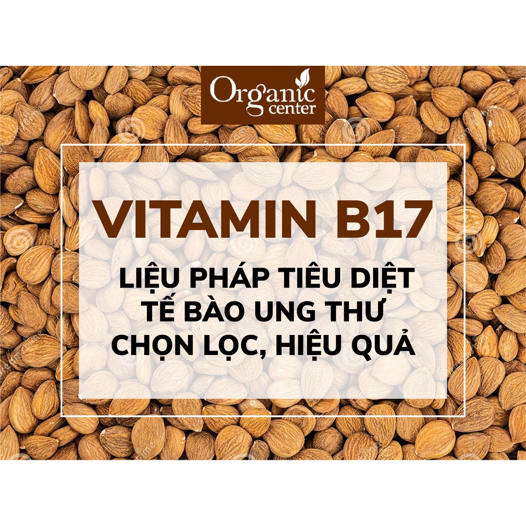 Nhân Hạt Quả Mơ Organik - Có nhiều Vintamin B17 - Nhập khẩu Mỹ