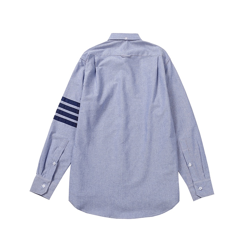 ❤️❤️[Hàng Sẵn Sàng & Hàng]❤️❤️ Áo Sơ Mi Tay Dài Dáng Rộng Thêu LOGO THOM BROWNE Tùy Chỉnh Thời Trang Cho Nam Và Nữ 2022 Mới | BigBuy360 - bigbuy360.vn