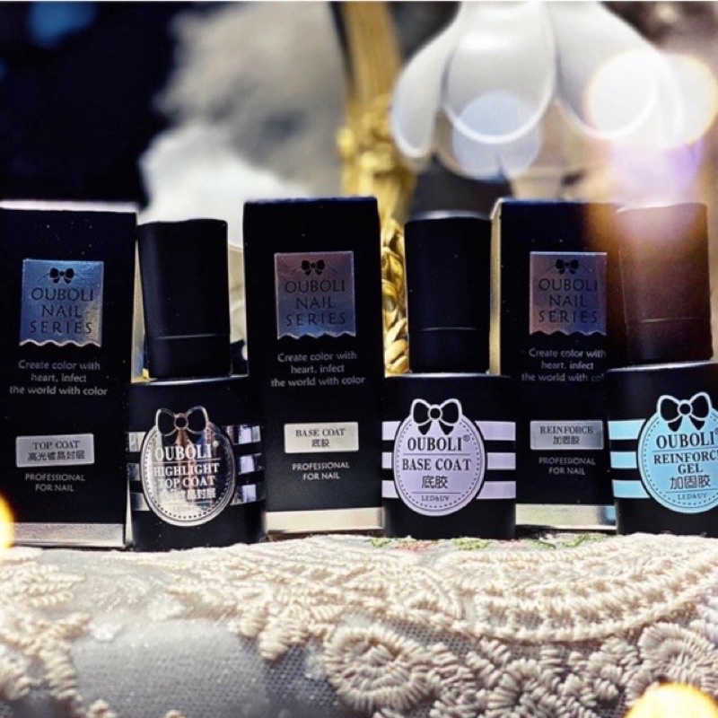 Base top OUBOLI chính hãng - Sơn gel liên kết và top bóng cao cấp