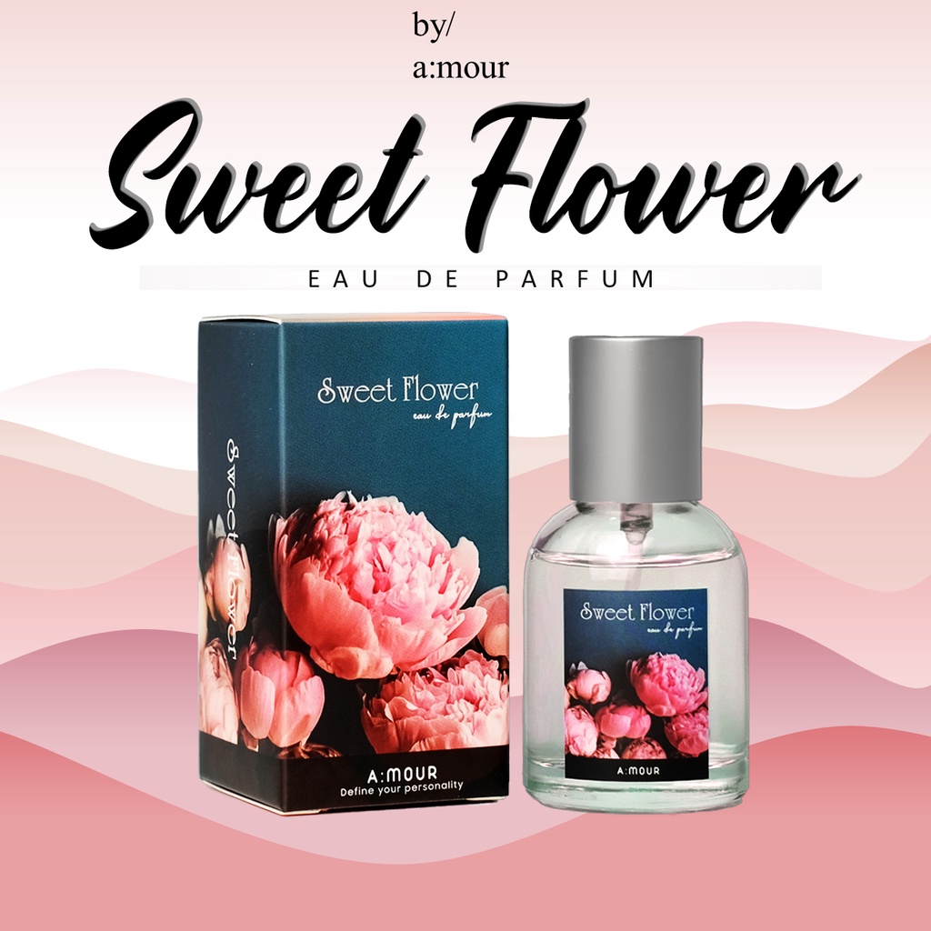 [Amour Sweet Flower] Nước Hoa Nữ Nguyên Liệu Nhập Pháp Hương Thơm Dịu Dàng, Thanh lịch Quý Phái 30ml - Dạng Xịt