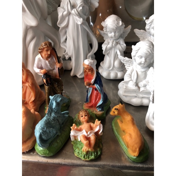 BỘ NOEL, TƯỢNG NOEL, TƯỢNG GIÁNG SINH POLY 10cm-QUÀ TẶNG CÔNG GIÁO