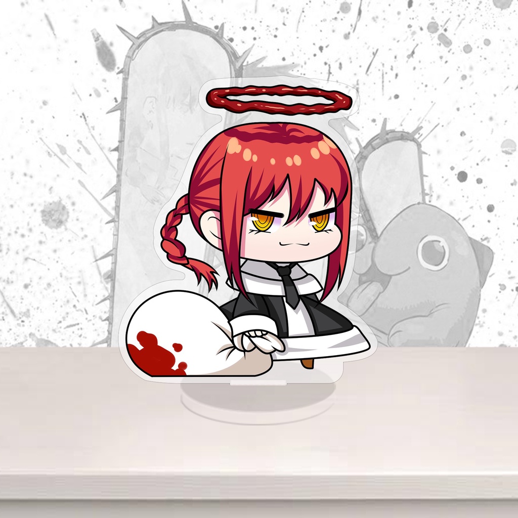 Standee Chainsaw man, mô hình nhân vật Denji, Power, Makima, Aki