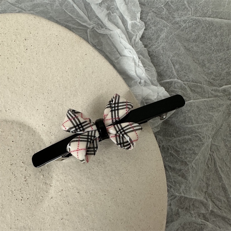 Kẹp Tóc Hình Nơ Đơn Giản Phong Cách Hàn Quốc