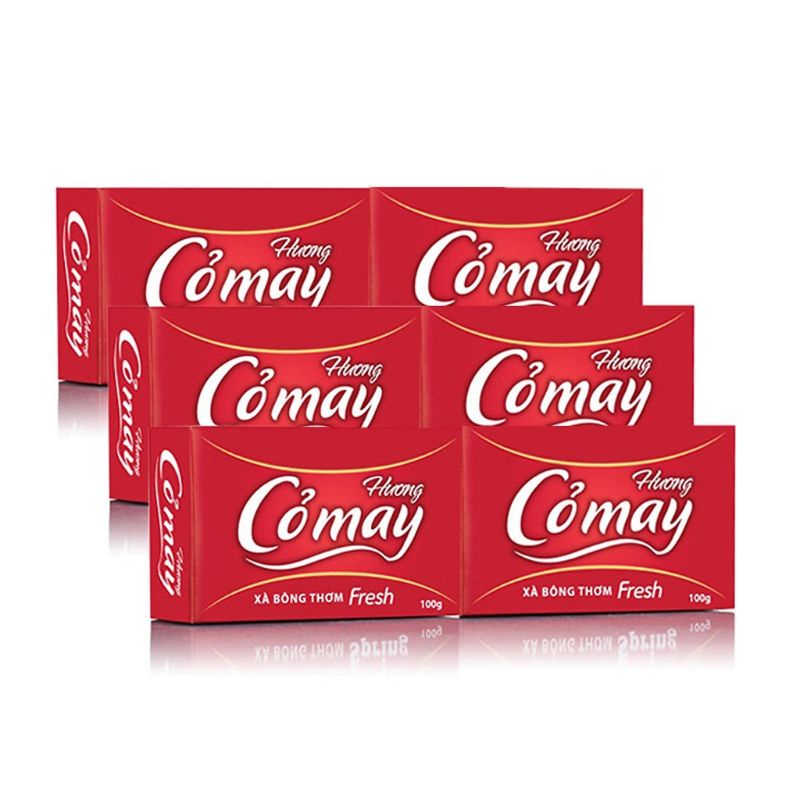 Xà bông Cỏ may thơm mát hộp 100g