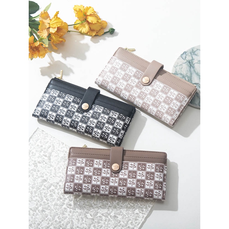 Ví Da PU Dài Thời Trang Xinh Xắn Dành Cho Nữ