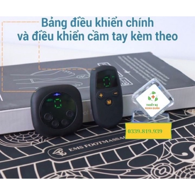 Máy massage bàn chân, Thảm massage chân, Nệm mát xa bàn chân, Máy massage chân EMS HM-C3