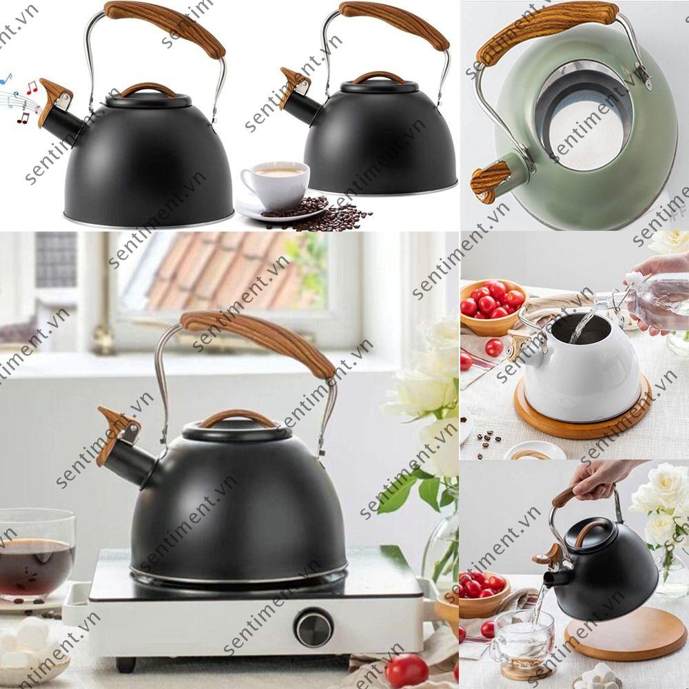 Ấm Đun Nước 3L Bằng Thép Không Gỉ Tiện Dụng Cho Gia Đình / Văn Phòng / Nhà Hàng