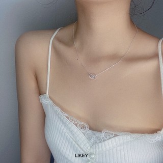 Dây chuyền bạc vô cực cách điệu sang trọng, quý phái