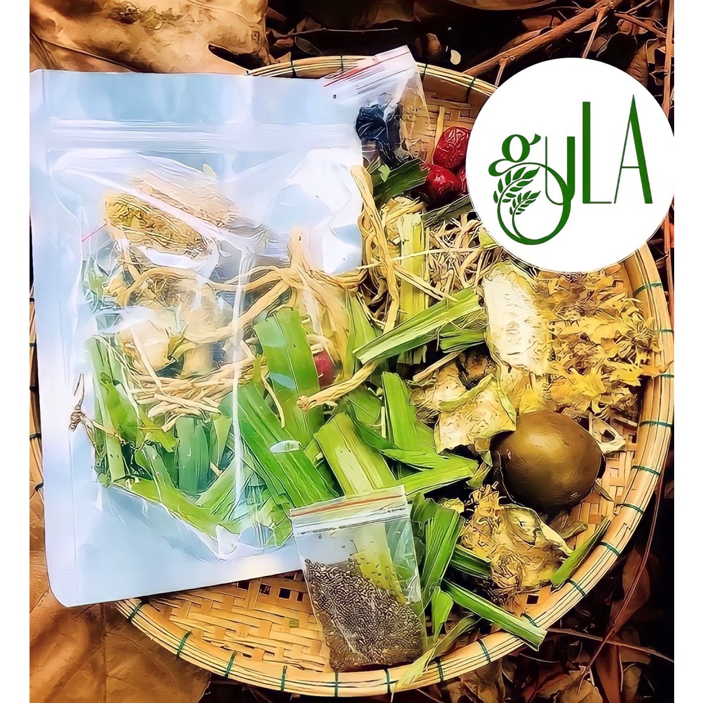 Sâm bí đao hạt chia nấu 5 lít nước - Set nguyên liệu mát gan, thanh lọc
