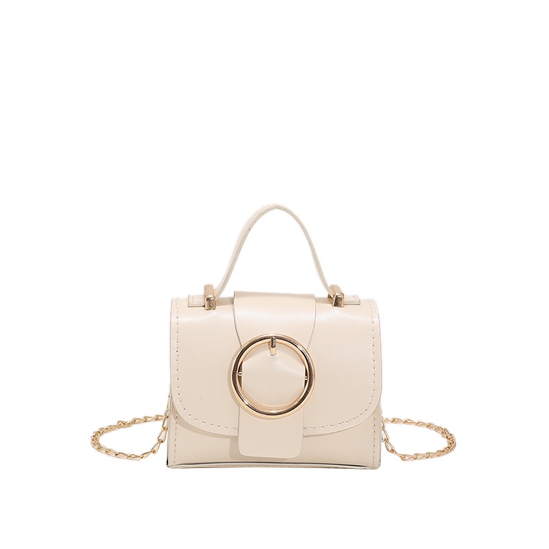 Túi Đeo Chéo Mini Hình Vuông Phong Cách Retro Thời Trang Cho Nữ