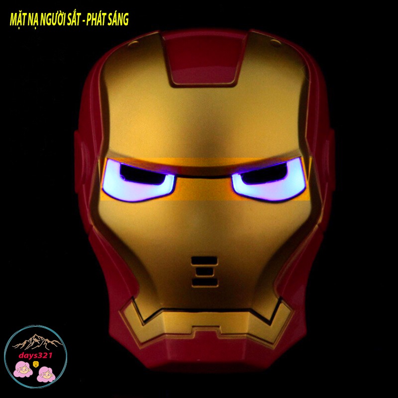 MẶT NẠ NGƯỜI SẮT - Iron Man có đèn phát sáng