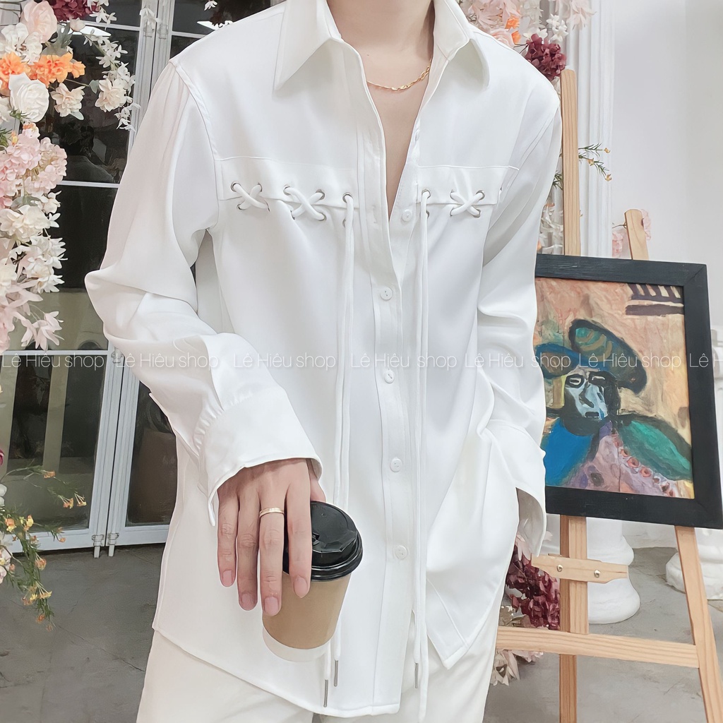 Áo sơmi nam hàn quốc from rộng s234