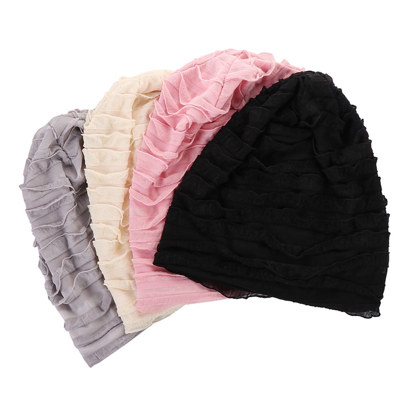 1 Mũ Turban Giữ Ấm Thoáng Khí Thời Trang Xuân Thu Cho Bạn Gái