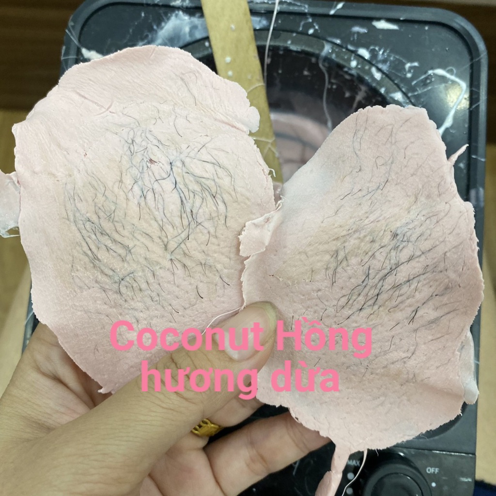 1KG Sáp Wax Lông Ít Nóng Hương Sữa Dừa Thơm Siêu Bám Lông